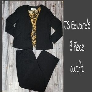 JS Edwards Cardi + Pant with Cami